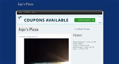 Desktop Screenshot of jojospizzadelavan.com